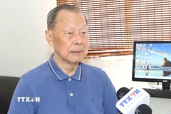 Ông Lý Minh Hán trả lời phỏng vấn của phóng viên TTXVN. (Ảnh: Xuân Vịnh/TTXVN)