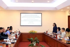 Quang cảnh buổi làm việc. (Ảnh: Tuấn Anh/TTXVN)