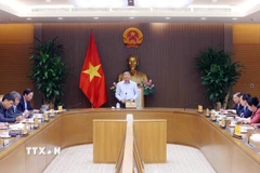 Phó Thủ tướng Lê Thành Long phát biểu. (Ảnh: Phạm Kiên/TTXVN)