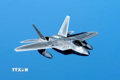 Máy bay chiến đấu F-22 Raptor của Không lực Mỹ. (Ảnh: AFP/TTXVN)