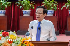 Bí thư Thành ủy Cần Thơ Đỗ Thanh Bình. (Ảnh: Thanh Liêm/TTXVN)