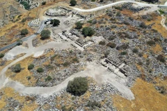 Quang cảnh khu vực khai quật tại Công viên Quốc gia Hippos. (Ảnh: timesofisrael)