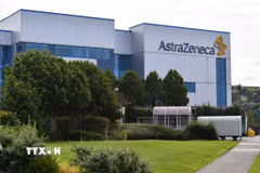 Trụ sở hãng dược AstraZeneca tại Macclesfield, Cheshire, Anh. (Ảnh: AFP/ TTXVN)