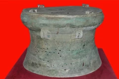 Trống đồng Đền Hùng. (Ảnh: Cục Di sản Văn hóa)