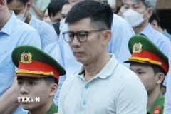 Bị cáo Nguyễn Duy Hưng, cựu Chủ tịch Tập đoàn Thuận An. (Ảnh: Phạm Kiên/TTXVN)