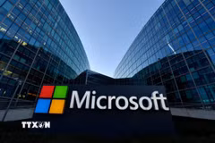 Trụ sở Tập đoàn Microsoft tại Issy-Les-Moulineaux, Pháp. (Ảnh: AFP/TTXVN)