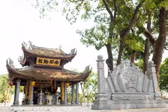 Lăng Kinh Dương Vương. (Ảnh: Báo và phát thanh, truyền hình tỉnh Bắc Ninh)
