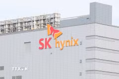 Trụ sở công ty SK hynix tại Incheon, Hàn Quốc. (Ảnh: Yonhap/TTXVN)