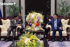 Chủ tịch nước Lương Cường tiếp Tổng Bí thư, Chủ tịch nước Lào