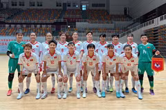 Tuyển futsal nữ Việt Nam sẽ lên đường dự SEA Games 33 vào ngày 10/12. (Ảnh: VFF)