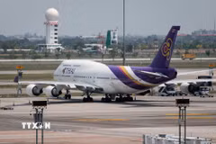 Sân bay Suvarnabhumi ở Bangkok, Thái Lan. (Ảnh: AFP/TTXVN)