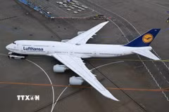 Máy bay của hãng hàng không Lufthansa của Đức. (Nguồn: Getty Images/TTXVN)