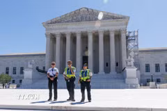 Trụ sở Toà án tối cao Mỹ ở Washington D.C. (Ảnh: THX/TTXVN)
