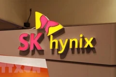 Biểu tượng của SK hynix. (Ảnh: TTXVN)