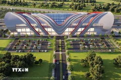 Phối cảnh tuyến metro Bến Thành-Cần Giờ. (Ảnh: TTXVN phát)