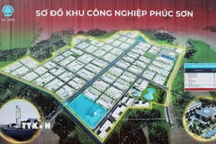 Phối cảnh Khu Công nghiệp Phúc Sơn với tổng quy mô 123,94ha tại xã Quang Trung, tỉnh Bắc Ninh. (Ảnh: Danh Lam/TTXVN)