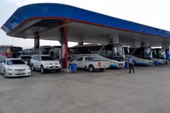 Một trạm xăng ở Thái Lan. (Ảnh: Reuters)