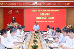 Hội nghị Ban Chấp hành Đảng bộ các cơ quan Đảng Trung ương. (Ảnh: Phương Hoa/TTXVN)