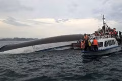 Hiện trường vụ việc. (Ảnh: AFP)