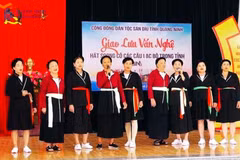 Phụ nữ Sán Dìu . (Ảnh: Cổng Thông tin điện tử tỉnh Quảng Ninh)