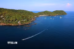 Vùng biển đảo phía nam đảo Phú Quốc. (Ảnh: Dương Giang/TTXVN)