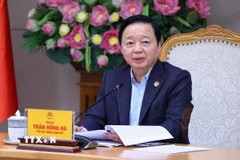 Phó Thủ tướng Trần Hồng Hà phát biểu chỉ đạo. (Ảnh: Văn Điệp/TTXVN)