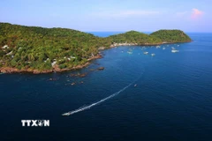 Vùng biển đảo phía nam đảo Phú Quốc. (Ảnh: Dương Giang/TTXVN)