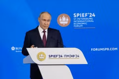 Tổng thống Nga Vladimir Putin. (Ảnh: THX/TTXVN)