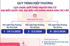 Quy trình hiệp thương lựa chọn, giới thiệu người ứng cử đại biểu Quốc hội