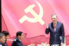 Tổng Bí thư Tô Lâm phát biểu chỉ đạo. (Ảnh: Thống Nhất/TTXVN)