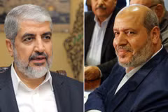 Hai ứng viên Khaled Mashaal (trái) và Khalil al-Hayya (phải). (Ảnh: Reuters)