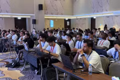 70 thành viên đại diện cho 20 quốc gia tham gia Positive Hack Camp 2026. (Ảnh: Tâm Hằng/TTXVN)