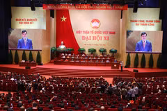 Toàn cảnh Phiên trù bị Đại hội đại biểu toàn quốc Mặt trận Tổ quốc Việt Nam lần thứ XI, nhiệm kỳ 2026-2031. (Ảnh: Văn Điệp/TTXVN)