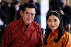 Quốc vương Bhutan Jigme Khesar Namgyel Wangchuck và Hoàng hậu Jetsun Pema. (Ảnh: Reuters)