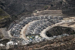 Quang cảnh khu định cư của Israel ở Givat Zeev, Khu Bờ Tây. (Ảnh: THX/TTXVN)