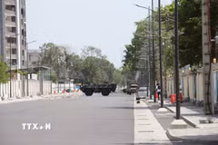 Quang cảnh đường phố tại Cotonou, Benin. (Ảnh: THX/TTXVN