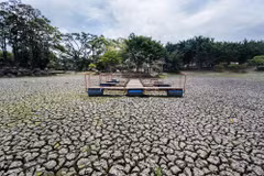 Hiện tượng El Nino gây hạn hán nghiêm trọng tại Costa Rica. (Ảnh: AFP/TTXVN)