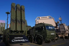 Các thành phần của Mái vòm thép ở Ankara. (Arnh: AA)