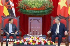 Tổng Bí thư Tô Lâm tiếp Quốc vương Brunei Haji Hassanal Bolkiah. (Ảnh: Thống Nhất/TTXVN)