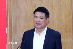 Đồng chí Nguyễn Huy Tiến, Viện trưởng Viện Kiểm sát nhân dân tối cao. (Ảnh: Phương Hoa/TTXVN)