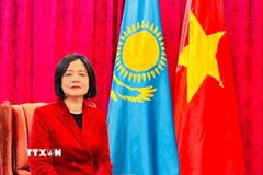 Đại sứ Việt Nam tại Kazakhstan Phạm Thái Như Mai. (Ảnh: TTXVN phát)