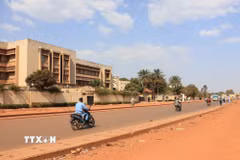 Quang cảnh đường phố tại Bamako, Mali. (Ảnh: THX/TTXVN)