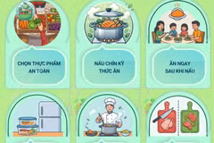 10 nguyên tắc vàng về vệ sinh an toàn thực phẩm