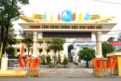Khu hành chính Đặc khu Kiên Hải, tỉnh An Giang. (Ảnh: Văn Sĩ/TTXVN)