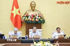 Chủ tịch Quốc hội Trần Thanh Mẫn phát biểu. (Ảnh: Doãn Tấn/TTXVN)