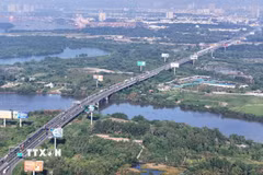 Cao tốc Thành phố Hồ Chí Minh-Long Thành-Dầu Giây. (Ảnh: Liên Sơn/TTXVN)