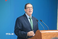 Bộ trưởng Bộ Ngoại giao Cuba Bruno Rodriguez Parrilla. (Ảnh: Việt Hùng/TTXVN)