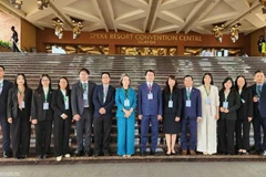 Đoàn Việt Nam tham dự Hội nghị lần thứ 63 của Tổ chức tham vấn pháp luật Á-Phi tại Kampala, Uganda. (Ảnh: Báo Thế giới và Việt Nam)