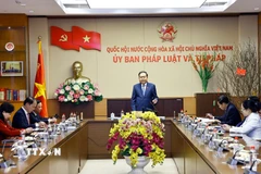 Chủ tịch Quốc hội Trần Thanh Mẫn phát biểu. (Ảnh: Doãn Tấn/TTXVN)