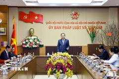 Chủ tịch Quốc hội Trần Thanh Mẫn phát biểu. (Ảnh: Doãn Tấn/TTXVN)